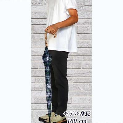 ふるさと納税 田原本町 メンズ雨傘 長傘 322202 先染チェック ジャンプ傘 70cm 日本製 ネイビーXブルー |  | 03