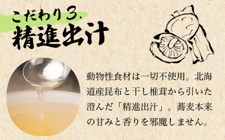 【冷凍でお届け】精進出汁そば 10人前セット