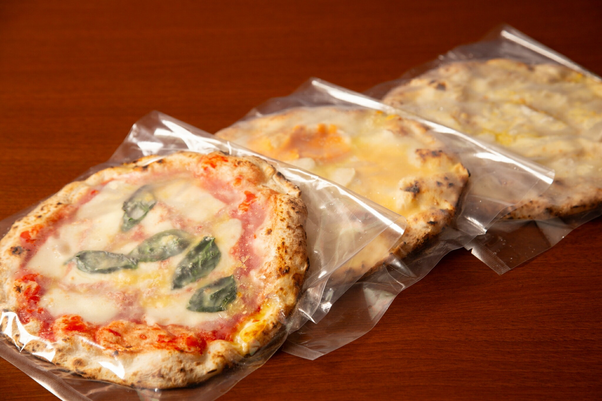 【ふるさと納税】三方商店　THE "HIGHEST" Frozen PIZZA　パッケージレス3枚セット 【 ピザ PIZZA マルゲリータ ピッツァビアンカ カマンベール 人気 おすすめ 送料無料 】