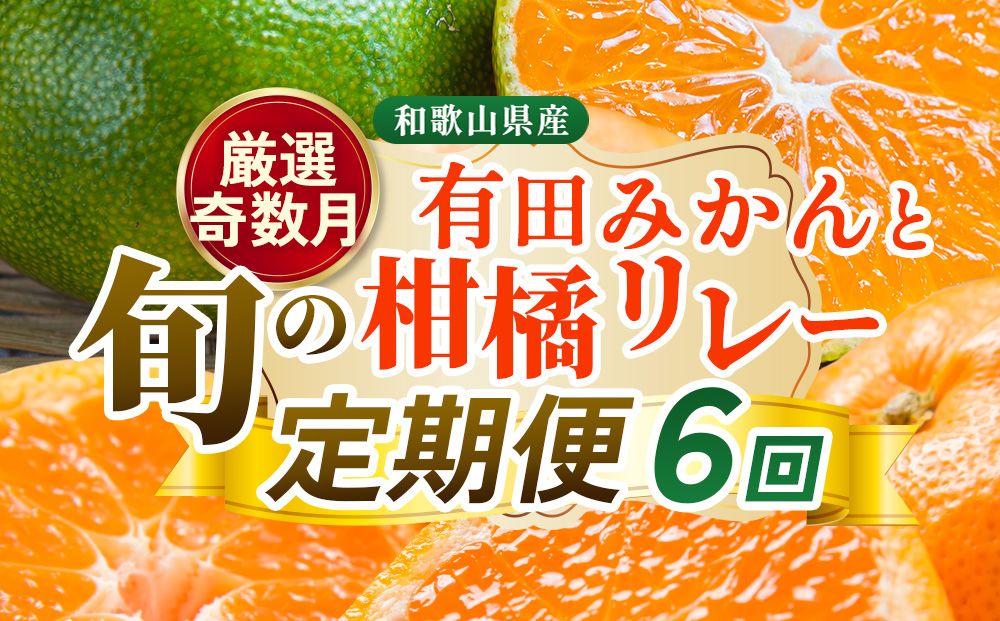 【定期便】厳選 柑橘定期便 S 6回（奇数月）※北海道・沖縄・離島への配送不可※奇数月に発送