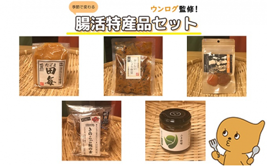 
ウンログ監修！季節で変わる腸活特産品セット おまかせ5種
