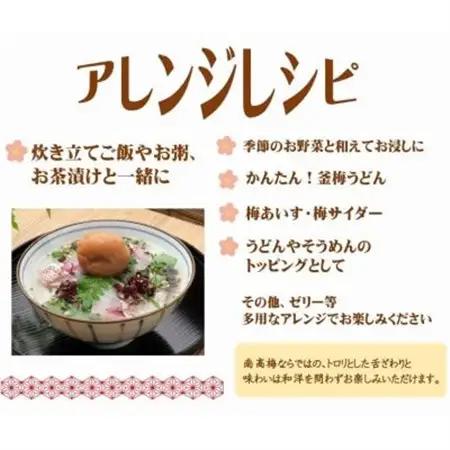紀州南高梅しそ漬つぶれ(塩分約15%)700g×2【1593632】