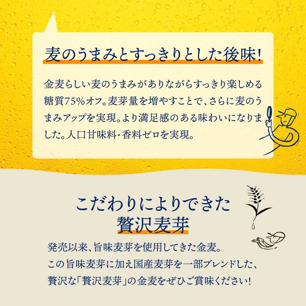 金麦 糖質 75％ オフ サントリー 500ml × 24本 〈天然水のビール工場〉※沖縄・離島地域へのお届け不可 500ml × 24本（1箱）