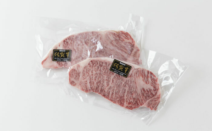 佐賀牛サーロインステーキ 計400g（200g×2パック）と佐賀牛肩ローススライス 500g 食べ比べセット / ステーキ しゃぶしゃぶ すきやき / 佐賀県 / 上場食肉 [41AOCS059]