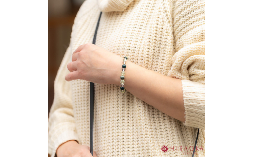 仕事ストレス回避パワーストーンブレスレット(仕事04)･8mm玉 (21.6cm)