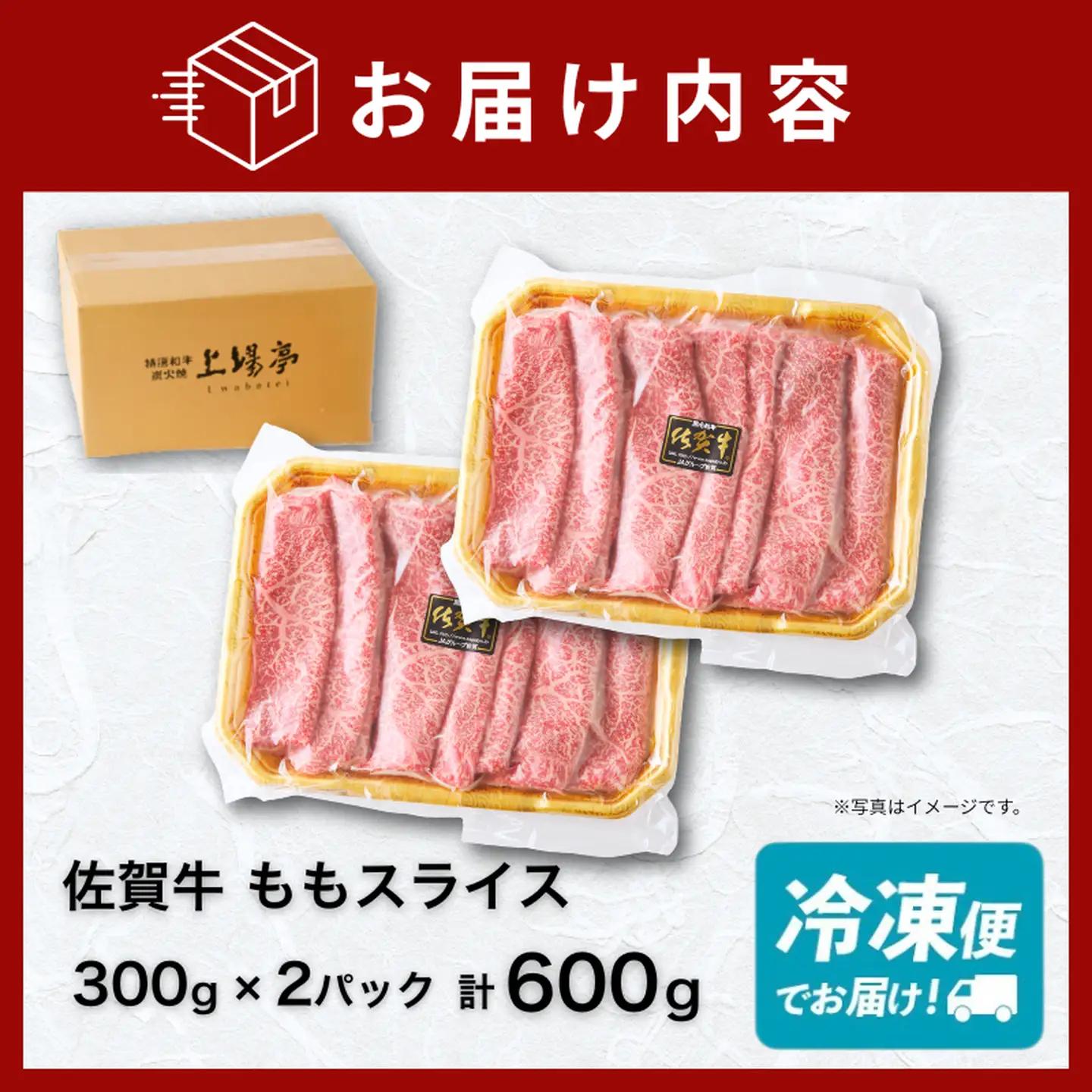 佐賀牛 モモスライス 600g：B220-039