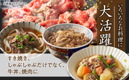 【氷温熟成×極味付け】国産 牛肉 赤身スライス（うで もも）1.2kg 小分け 400g×3P すき焼き しゃぶしゃぶ用 丸善味わい加工