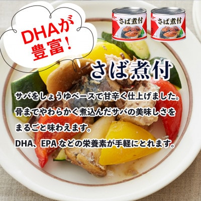 マルハニチロ さば煮付(国産)缶詰 190g×12缶 ふるさと納税