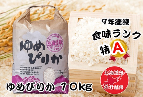 ＜12月17日決済分まで年内配送＞北海道米ゆめぴりか10kg F-65015