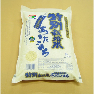 【2ヵ月毎定期便】大潟村味楽農場のあきたこまち特別栽培米(精米)5kg 全4回【配送不可地域：離島・沖縄県】