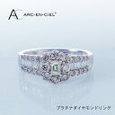 【ふるさと納税】【高島屋選定品】ARC-EN-CIEL プラチナダイヤモンドリング（ダイヤ 合計 1カラット) 65N0016