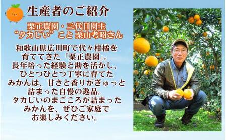 タカじいの 有田 みかん 3kg （良品 サイズおまかせ2S～2L） / 温州みかん 有田みかん 甘い 家庭用 和歌山 柑橘 ※11月順次発送【krs004-c-3-11A】
