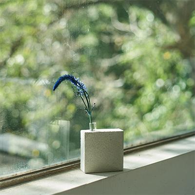 ふるさと納税 瑞浪市 Clay Flower Vase(WHITE)