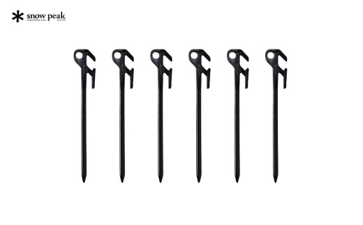 スノーピーク ソリッドステークデルタ 20 6本セット ペグ キャンプ用品 アウトドア用品 R-402 【010S909】