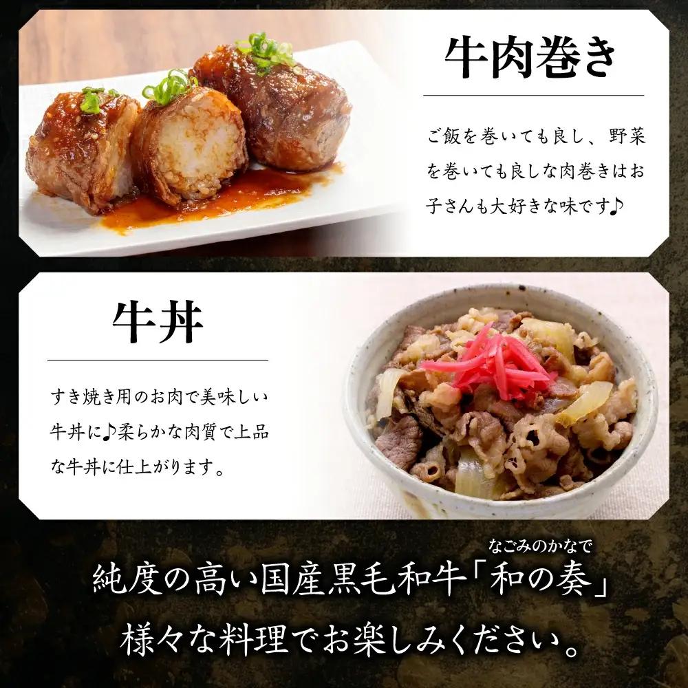 農林水産大臣賞受賞 特選 天童牛 " 和の奏 " すき焼き 食べ比べ 950g 山形牛 和牛 牛肉 08-27-024