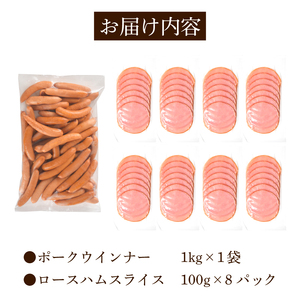 訳あり ウインナー ロースハム 計1.8kg | ウインナー ウインナー ウインナー ウインナー ウインナー ウインナー IR