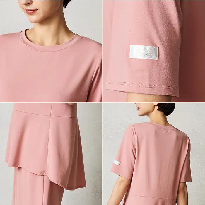 【ダークグレー S】ReFa バイタルテック ストレッチスムース ショートスリーブプルオーバー/WOMEN