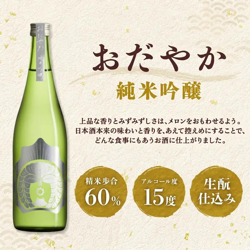 日本酒 おだやかえる 720ml 2種 飲み比べセット 日本酒