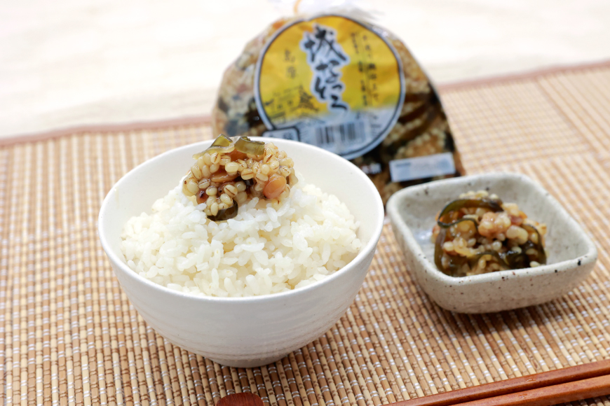 AJ299 島原 手造り 城なっとう(もろみ味噌)300g [ ご飯のお供 味噌 みそ もろみ味噌 発酵食品 納豆 保存食 塚原食品本舗 長崎県 島原市 ]_イメージ4