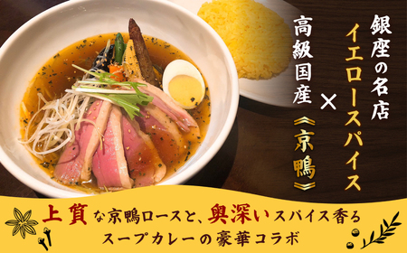 贅沢な味わい【京鴨ロースのスープカレー】2人前　ミシュラン東京が選んだお店の国産・京鴨のロースを使ったスープカレー 【kt107-002】