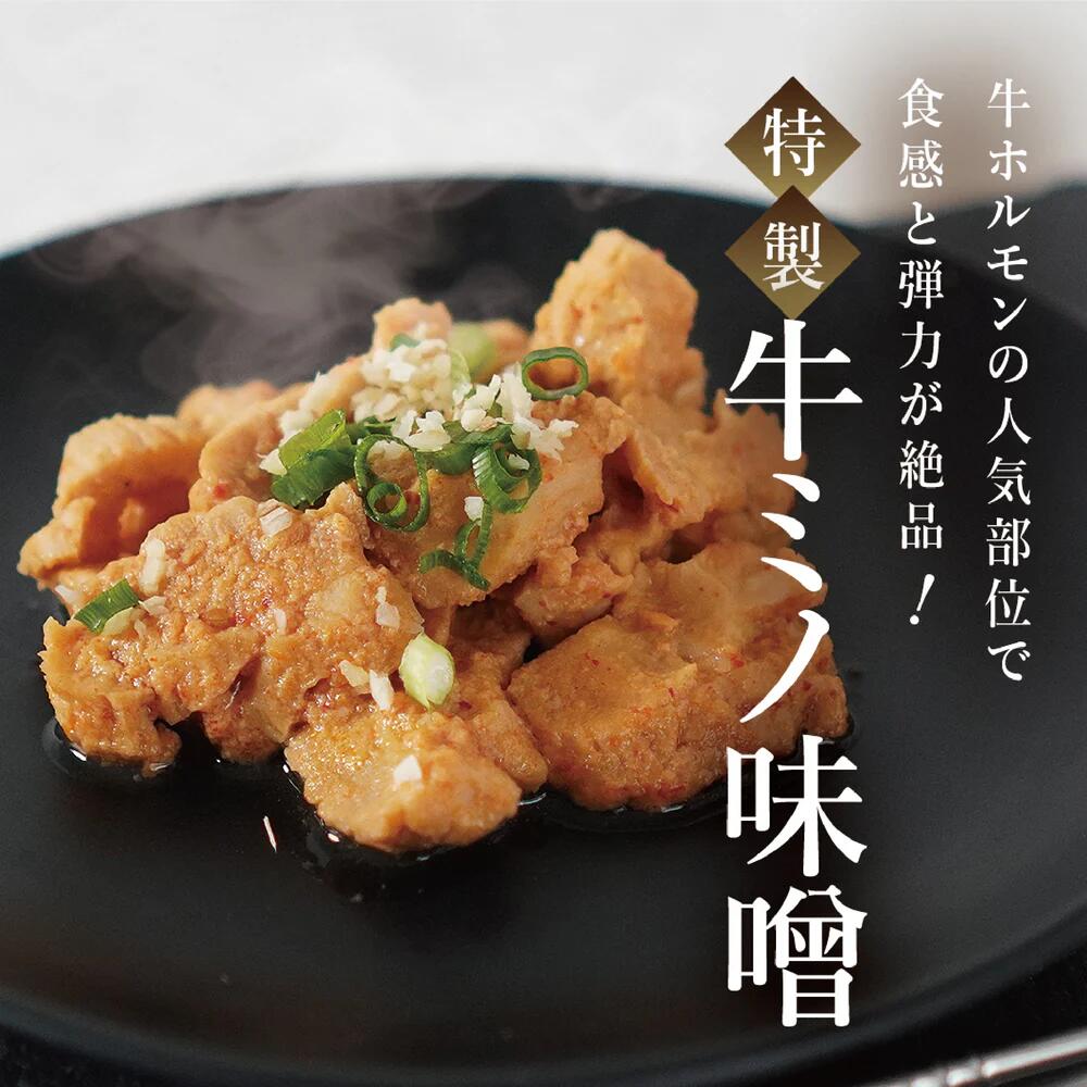 【ふるさと納税】牛ミノ味噌 ＜選べる容量＞ ＜200g×2袋・200g×4袋＞