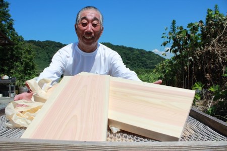 四万十ひのき まな板（大） まな板