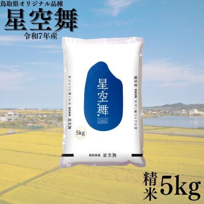 ふるさと納税 湯梨浜町 鳥取県産星空舞◇精米5kg◇令和7年産(380KZ.)