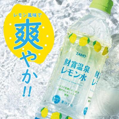 ふるさと納税 垂水市 財寶温泉 レモン水(500ml×48本) レモンフレーバーウォーター(垂水市)
