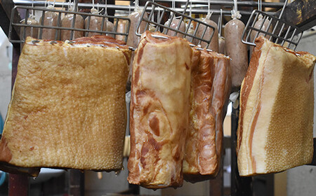 【北海道産豚肉使用】バラベーコンブロック1個（400g）【24164】