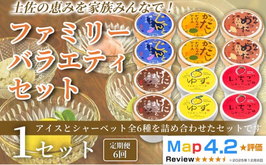 ファミリーバラエティ アイス 6種 100ml×12個 定期便 6回 アイスクリーム 人気  おやつ お菓子 アイスクリーム 野菜 ファミリー おすすめ ご当地アイス アイス 高知県  健康 フレーバー スイーツ デザート ヘルシー  手作り ホームパーティー おもてなし 詰め合わせ 贈り物 贈答 ギフト プレゼント リピート ジェラート 安芸市 高知県