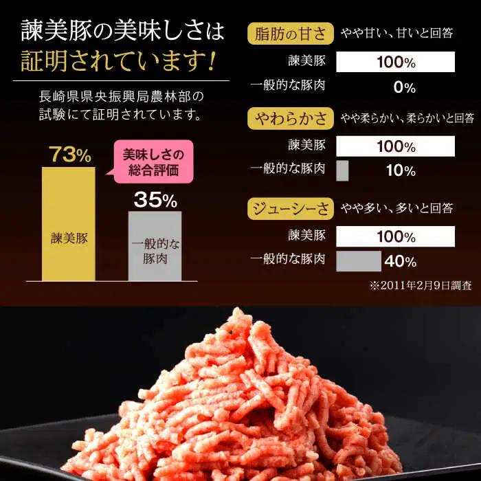 諫美豚ミンチ 2.1kg（300g×7P） 豚ミンチ AHAD088