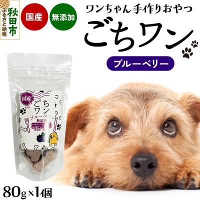 ふるさと納税 秋田市 わんちゃん手づくりおやつ「ごちワン」ブルーベリートリーツ|15_pco-01c101