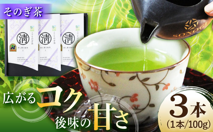 【2024新茶】【長崎県優良特産品推奨品】そのぎ茶 (上) 100g×3袋入り 茶 お茶 緑茶 茶葉 東彼杵町/酒井製茶 [BBV002] 茶 新茶 お茶 新茶 緑茶 新茶 日本茶 新茶 玉緑茶 新茶