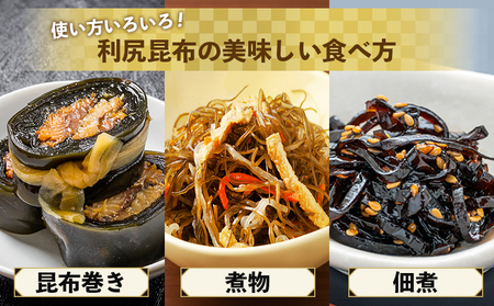 【定期便：全6回】北海道羽幌町産 天然利尻昆布（大袋）×100g【28008】