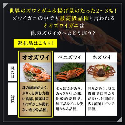 ふるさと納税 網走市 北海道産　冷凍ボイルおおずわいがにほぐし身 800g |  | 01