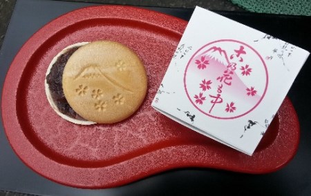 0010-18-12-A　華月　和菓子セット１：「富士山羊羹（抹茶）」「華月のお手造りもなか」　和菓子 詰め合わせ