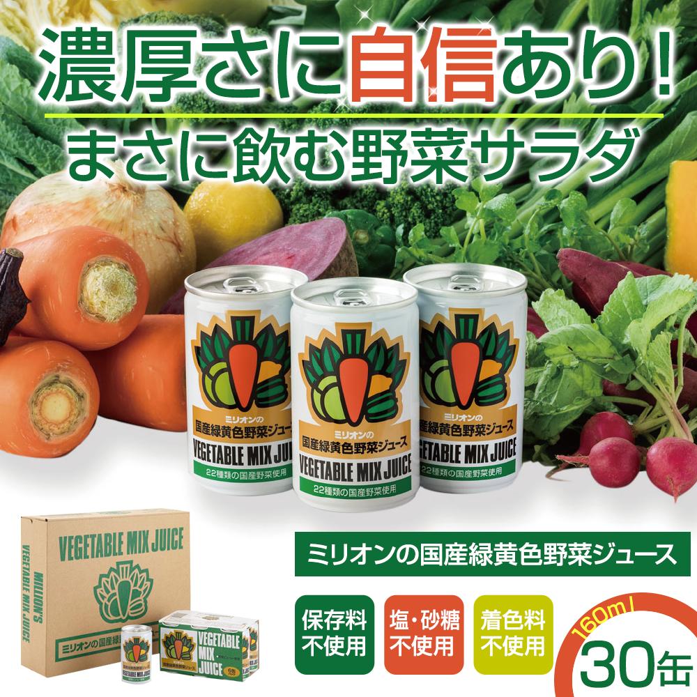 
                  国産緑黄色野菜ジュース 30缶セット 野菜ジュース 健康 栄養 低カロリー 千曲市 長野県 信州
                