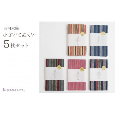 ふるさと納税 蒲郡市 三河木綿 小さいてぬぐい 5枚セット_【G0542】