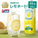 【ふるさと納税】※レビューキャンペーン※ サンA 宮崎育ちの レモネード PET (500ml×48本) 【飲料 栄養機能食品 レモン 檸檬 マルチビタミン配合 PET セット ジュース 長期保存 備蓄 九州 宮崎県産 川南町 持運び簡単 送料無料 F3030】