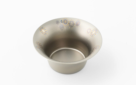 純チタン製お猪口 富士(Fuji) ・夏(花火) オシャレ おちょこ ぐい吞み おしゃれ 酒器 日本酒 チタン 燕三条製 プレゼント 退職祝い  【022S064】