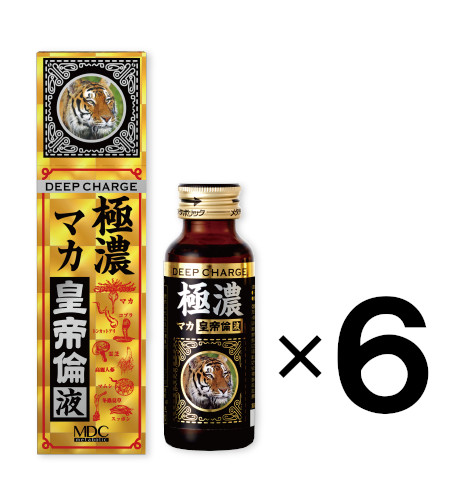 「メタボリック」 極濃マカ皇帝倫液 (1回分50ｍｌ）×6本 ／ CGC マカ トンカットアリ ムクナ スッポン コブラ マムシ ハブ 海蛇 奈良県 葛城市