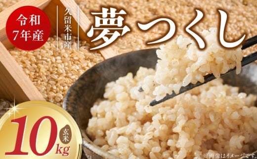 【令和7年産 新米】福岡県産ブランド米夢つくし 玄米 10kg_Gr064