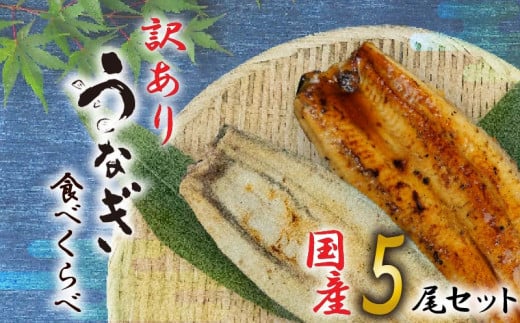 訳あり 国産 高級 うなぎ 鰻  蒲焼き 静岡焼き  白焼き  食べ比べ 5 尾 セット 無頭 タレ 真空 冷凍  鰻丼 鰻重 ひつまぶし うな丼 うな重 静岡 土用 丑の日