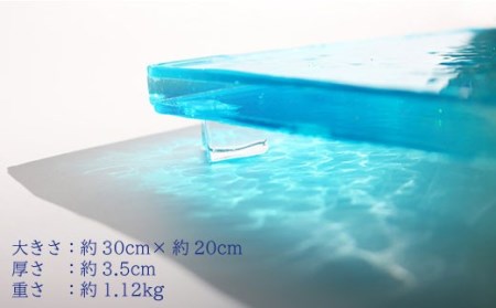 【飾れる海】ディスプレイトレイ ホワイトビーチmimamo＜Studio KAI＞[CDH004]