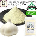 【ふるさと納税】 にんにくパウダー （50g× 2袋）【青森県産にんにく使用！ 】 ガーリック 青森 五所川原 グリーンハンズ ニンニク 大蒜 ガーリック 野菜 薬味 ハーブ