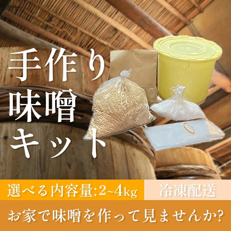 【ふるさと納税】 手作り味噌キット 2kg~4kg 大豆 麹 味噌 みそ ミソ 徳吉醸造 手作り 手づくり 自家製 大豆 麹 味噌 みそ ミソ 大豆 麹 味噌 みそ ミソ 大豆 麹 味噌 愛知県