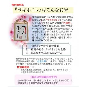 【発送月固定定期便】奇数月発送　特別栽培米サキホコレ5kg全5回【配送不可地域：離島・沖縄県】【4075608】