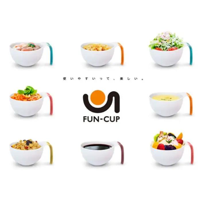 【波佐見焼】耐熱・多機能食器「FAN CUP」6柄セット スープカップ 食器 皿 【陶芸ゆたか】 [VA14]  波佐見焼