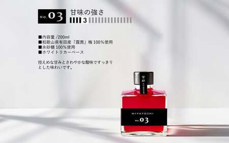 MIYAYOSHI No.03・06・09 飲み比べSET SMALL BOTTLE（B971-1）