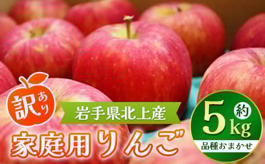 【2025年9月発送開始予定の予約受付】りんご 約 5kg 北上産 岩手県産 リンゴ 林檎 黄王 つがる ジョナゴールド 星の金貨 スリムレッド ふじ フジ シナノゴールド 王林 冷蔵 季節限定 数量限定 お試し 食べきり 岩手県 北上市 D0491 北上の八百屋 P&Cリンク 農家支援品 ※2025年産より価格変更となりました